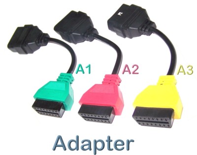 Adapter A1+ A2+ A3  für Fiat Alfa Romeo Lancia OBD II 2