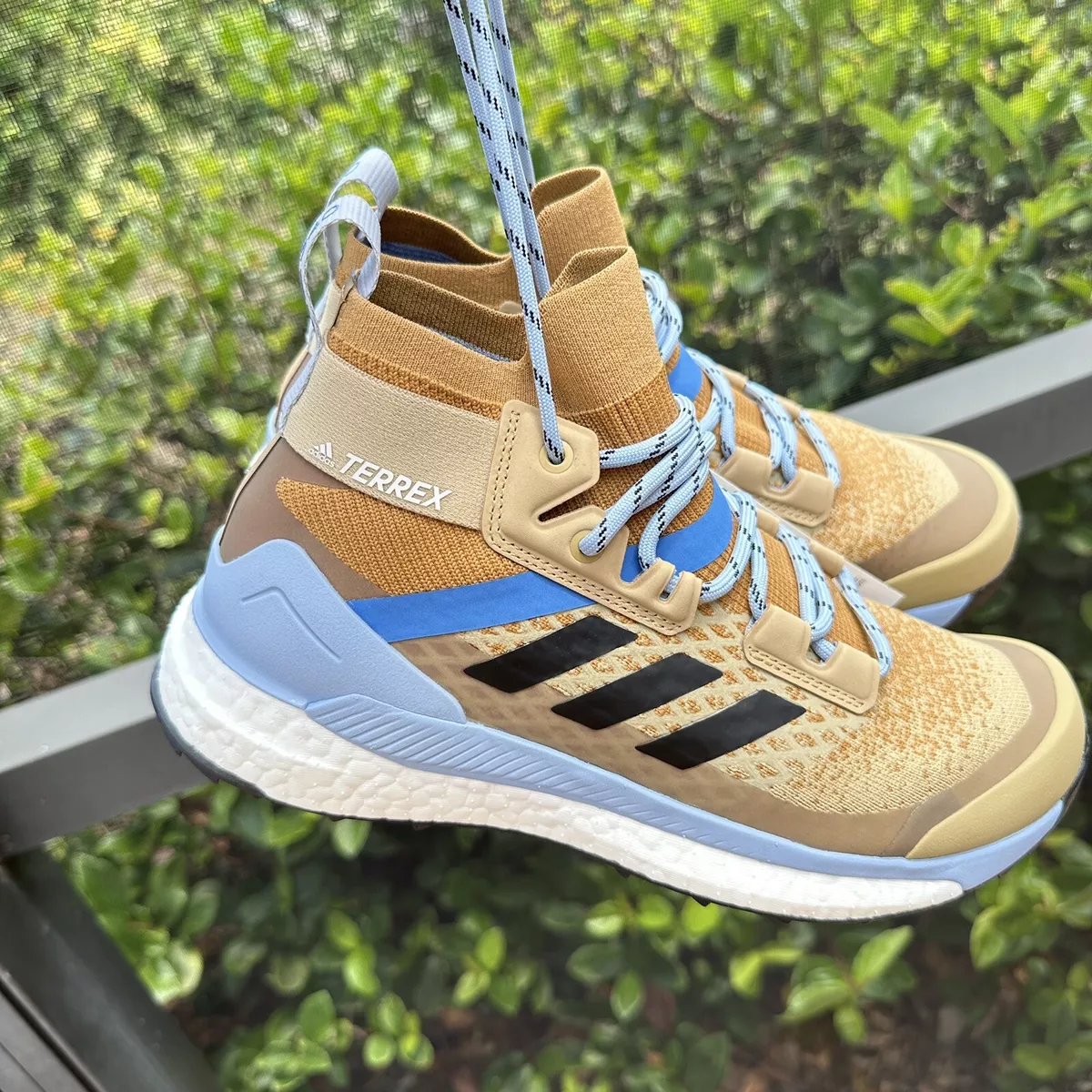 Adidas Terrex Free Hiker Primeblue Beige Tone Ambient Sky Women s Shoes FZ2970