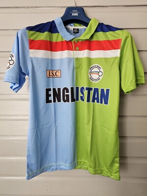 World Cup 1992 Finalist Top England/ Pakistan Englistan fan polo shirt  UK