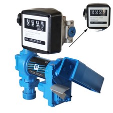 Diesel Gasoline Anti-Explosive Fuel Transfer Pump w/Gallon Digital Nozzle 12V
