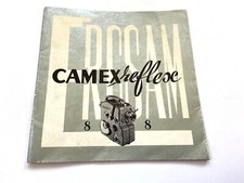 MODE D'EMPLOI PHOTO CINEMA CAMERA ERCSAM CAMEX CAMEXREFLEX REFLEX 8 mm
