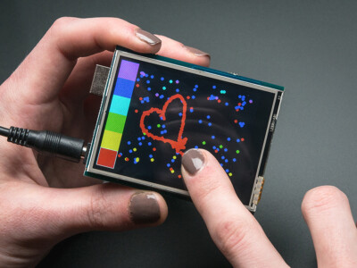 Adafruit 2.8'' TFT Touch Shield for Arduino with Resistive Touchscreen V2, 1651