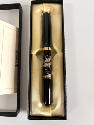 Lacquer fountain pen ''Crane'' Yamanaka Lacquerware  Japan