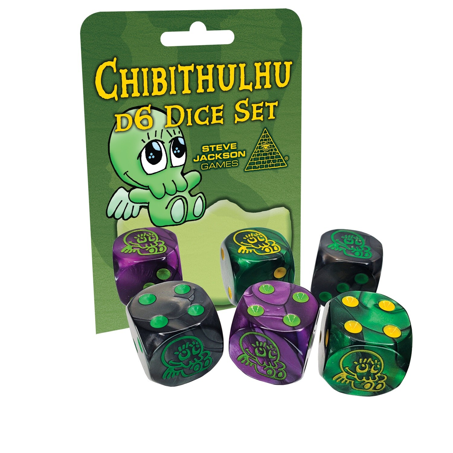 Набор кубиков Chibithulhu d6 Шесть кубиков d6 2490₽