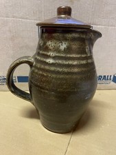 Vintage Bernard Leach Pottery 1964 Coffee Pot Jug, St Ives Cornwall, Perfect con