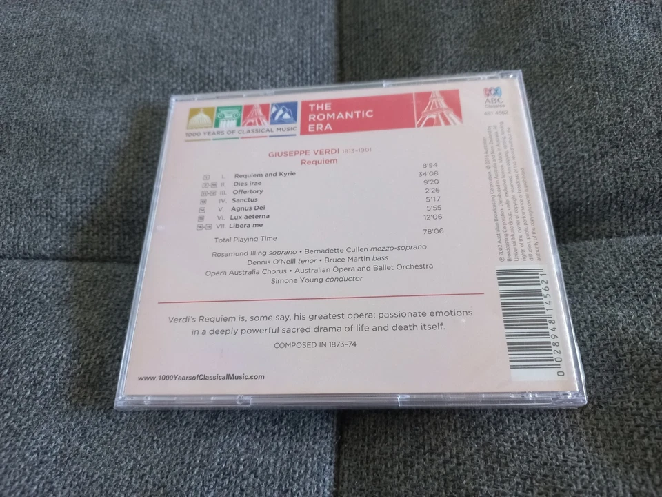 CD Verdi Requiem ABC Nuevo y Precintado Foto 3 de 3