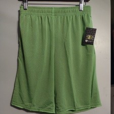 New Athletic Works Boy's Mesh Shorts W/Pockets - Size XL - Neon Green