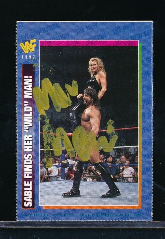1996-98 1997 WWF Magazine #70 Marc Mero signed auto autograph
