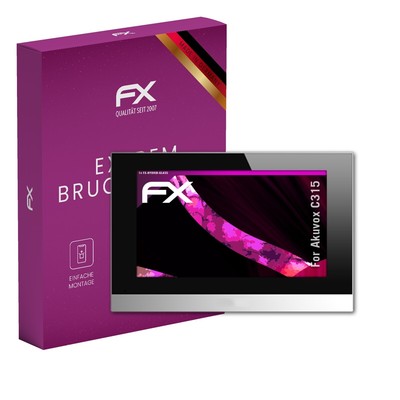 atFoliX Glasfolie für Akuvox C315 Displayfolie 9H Schutzpanzer