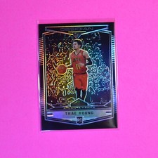 2018-19 Panini Chronicles #575 Trae Young Obsidian Preview - Rookie Card  Hawks. rookie card picture