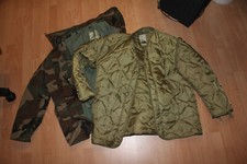 Mil-Tec Feldjacke M-65 Style woodland Gr.L auskn&ouml;pfbares Innenfutter