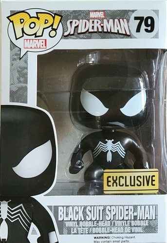 Buy Funko Pop Black Suit SpiderMan 79 