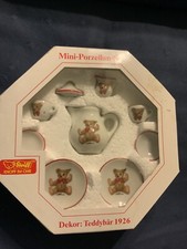 STEIFF Mini Porcelain Steiff Bear TEA SET Limited Edition/ Germany New in Box 