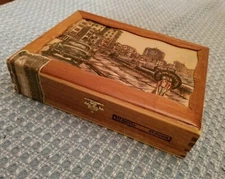 Vintage 2008 Tabacalera Garcia Cigars Empty Wood Cigar Box Henco en Nicaragua 