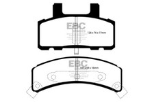 Pastiglie freno anteriori EBC Yellowstuff per Chevrolet Tahoe 4WD (95>00)