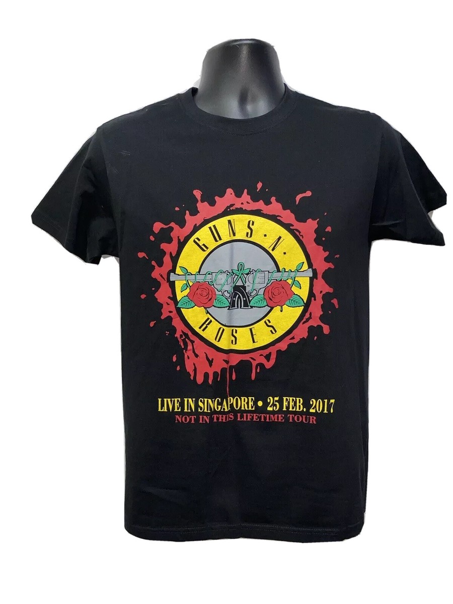 GUNS N' ROSES 東京限定Tシャツ 2017 S Guns N Roses 2017 Concert Tour Shirt NOT IN THIS LIFE TIME 2 Sided