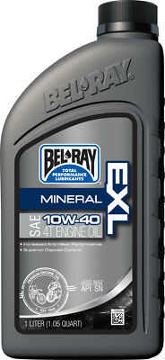 Bel Ray EXL Mineral 4T 4-Stroke Motorcycle Engine Oil 10W40 1L 99090-B1LW