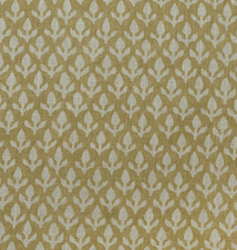 Andrew Martin Curtain Fabric 'BUD - HONEY' 2.4 METRES (240cm) Linen Blend