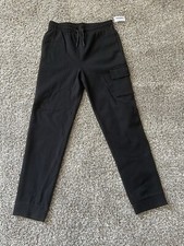 NWT Old Navy Dynamic Cargo Pocket Black Joggers Boys Size XL 14/16