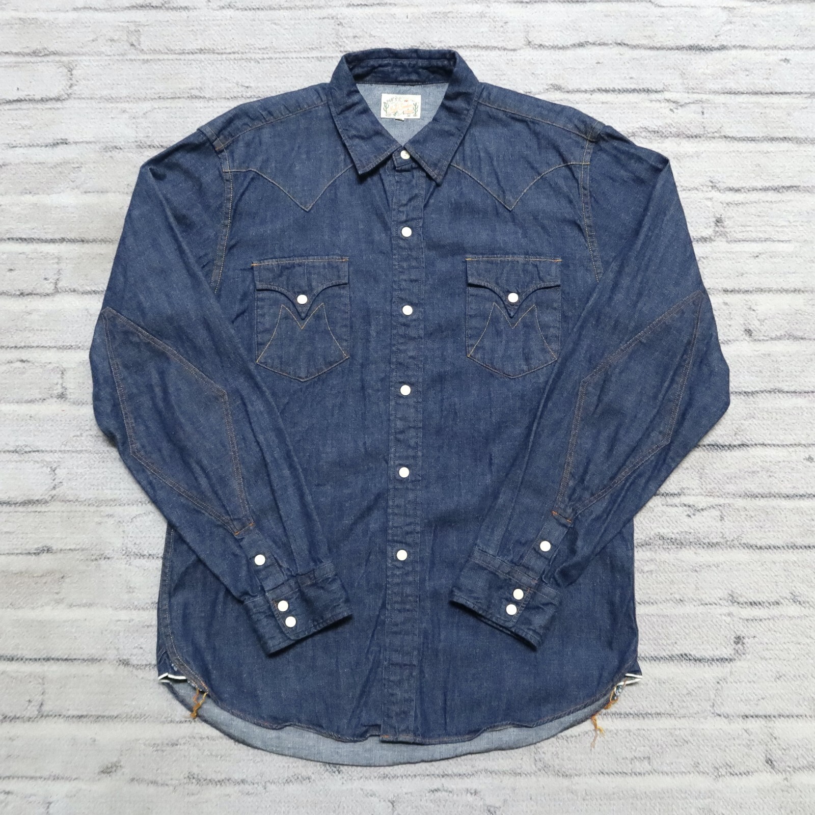 Mister Freedom Denim Western Shirt Size XL Sugar Cane… Gem