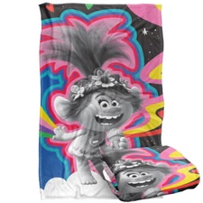 Trolls Sing It Together Silky Touch Super Soft Throw Blanket