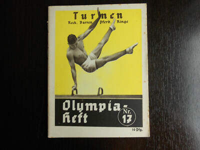1936 Olympia Olympics Games Heft     Nr 17     Turnen - Gymnastics