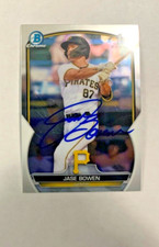 Jase Bowen 2023 Bowman CHROME autograph signed card Pittsburgh BCP-146 G