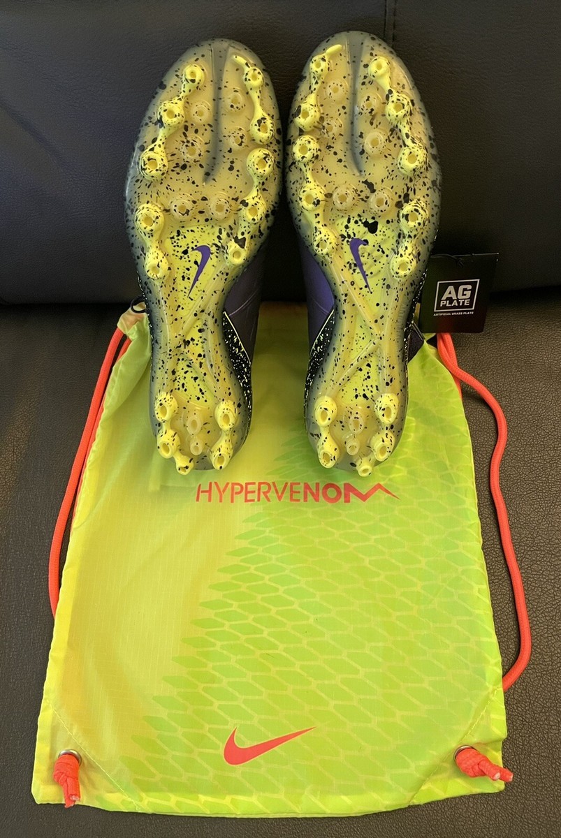 NIKE HYPERVENOM PHANTOM II AG ACC SOCCER CLEATS SIZE 11.5