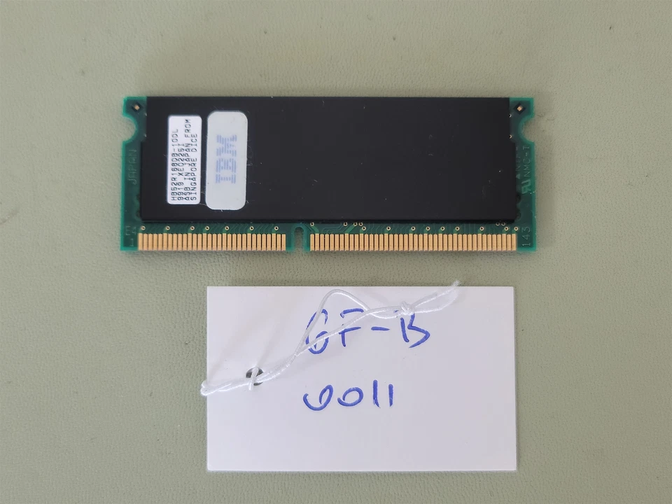 IBM Thinkpad 01K1153 Laptop Memory 128MB 66MHz 144-Pin SDRAM PC66 - Image 3 of 3