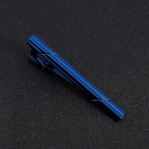4 PCS Men Solid Metal Tie Clip Necktie Wedding Party Bar Pin Clasp With Box - Picture 3 of 7