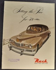 1948 Nash Brochure Ambassador Sedan Brougham 600 Coupe Excellent Original 48