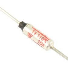 20Pcs NEC SCHOTT Thermal Fuse Axial Lead TF 113℃ 113 Degree 250V 10A SF109E-1