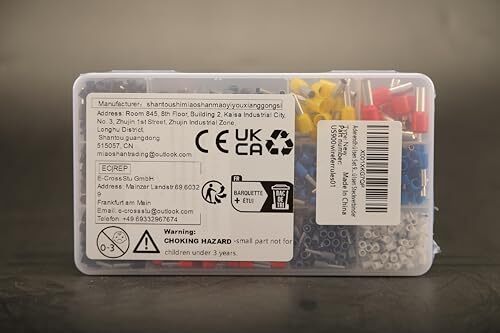 900Pcs Wire Ferrule Connectors Kit Insulated Terminal Cord End Crimp Connectors - Picture 7 of 12