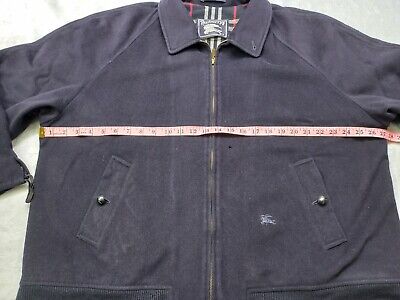 VINTAGE BURBERRY Bomber Jacket Winter Nova Check Men's WOOL VINTAGE BURBERRY Bomber Jacket Winter Nova Check Men's WOOL