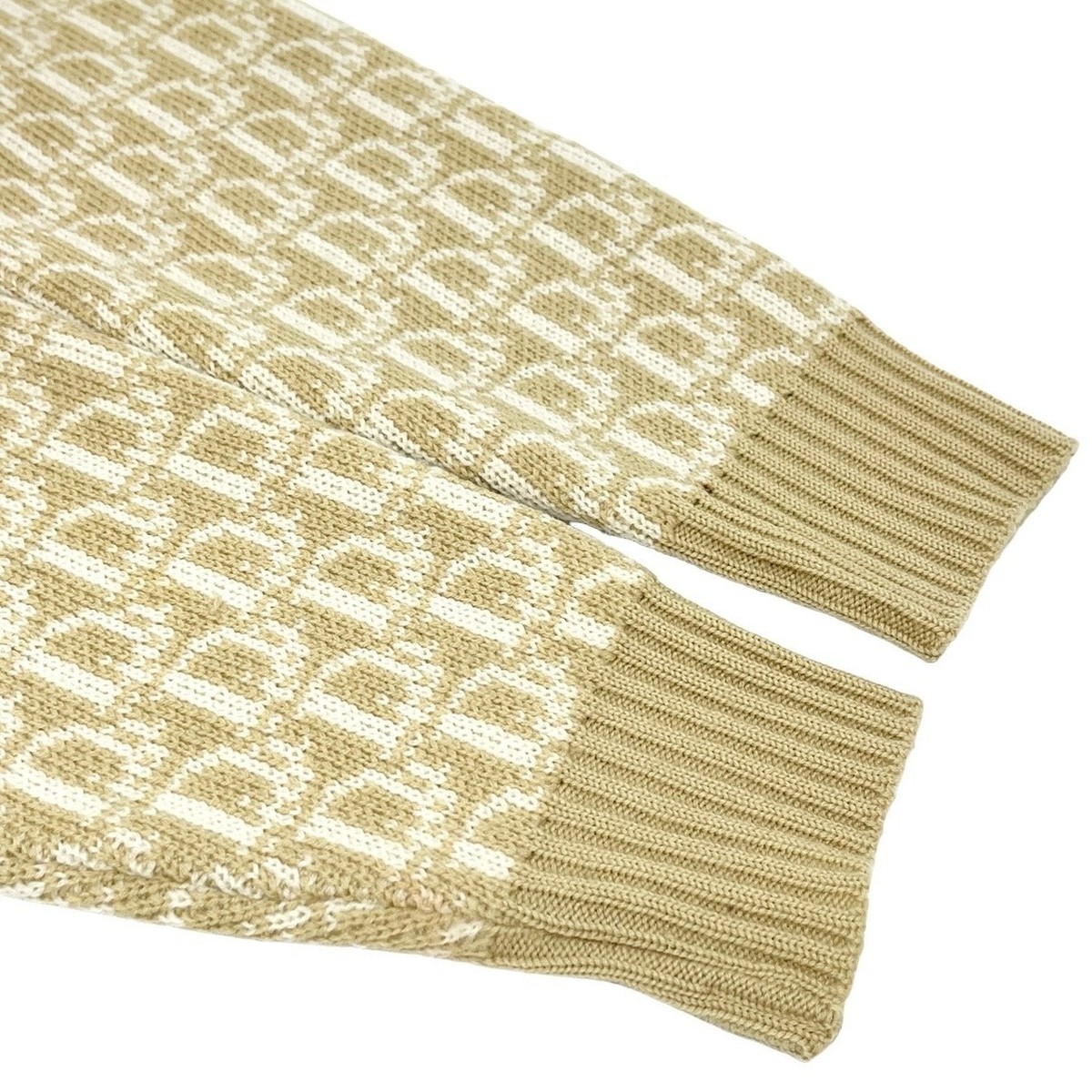 Christian Dior Vintage Trotter Monogram Knit Sweater #M Christian Dior Vintage Trotter Monogram Knit Sweater #M