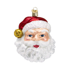 Old World Christmas Jingle Bell Santa Ornament w