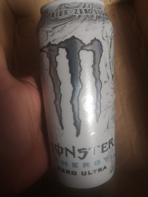  Energy Drink, Monster Energy, Zero Ultra  (usa) Sku 0113 voll 16 oz