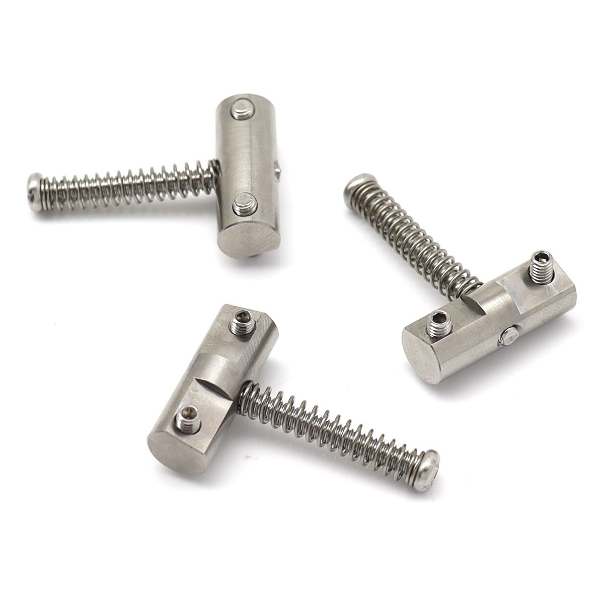 Titanium Alloy 3Pcs Electric Guitar Compensated Bridge Saddles 10.8mm for FD TL