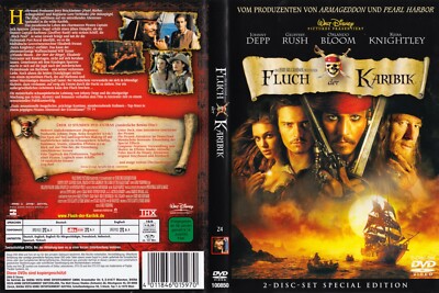 Pirates of the Caribbean - Fluch der Karibik Johnny Depp, Keira Knightley 2 DVDs