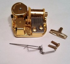 Sankyo 18 Note Music Box Movement With Reuge Wire Stopper-"Mia Chiamiana"
