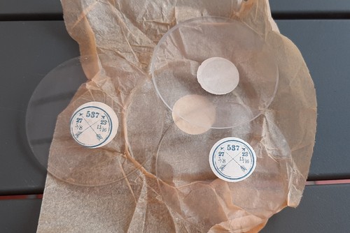 Lot De 3 Verres Bombés 52mm Pour Montre Gousset Ancienne - Référence 522 JHS, Origine France