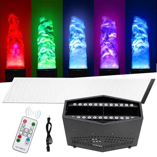 RGB Fake Fire Flame Light w/36 LED Light for Stage DJ Party Nightclub Campfire - Picture 3 of 13