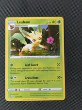 Leafeon SWSH191 Black Star Promo Cosmos Holo Card 2022 Brilliant Stars 