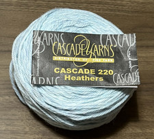 Cascade 220 HEATHERS Yarns AQUA 9578 100 Wool 2.9oz / 200yds