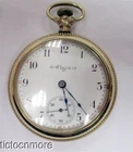 ANTIQUE ELGIN GRADE 297 MODEL 5 15j FULL PLATE 18s POCKET WATCH 1905 BEADED CASE