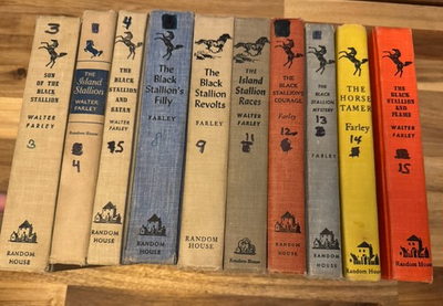 #ad Vintage Hardcover Black Stallion Book Series By Walter Farley Lot Of 10 No Cover $99.99