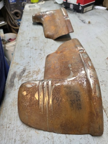 1947 1948 MERCURY BUMPER WING TIPS ACCESSORY. Original Pair - Picture 21 of 24