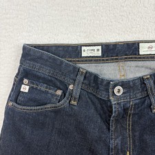 AG ADRIANO GOLDSCHMIED EASY B-TYPE-III JEAN Stretch Blue Denim 29 X 34 Jeans