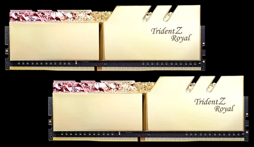 Trident Z Royal Series Gold 16 GB 2 x 8 GB 288 pines SDRAM PC4-25600 DDR4 3200 CL16- - Imagen 4 de 5