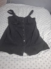 Forever 21 Black Denim Dress Size 2xl
